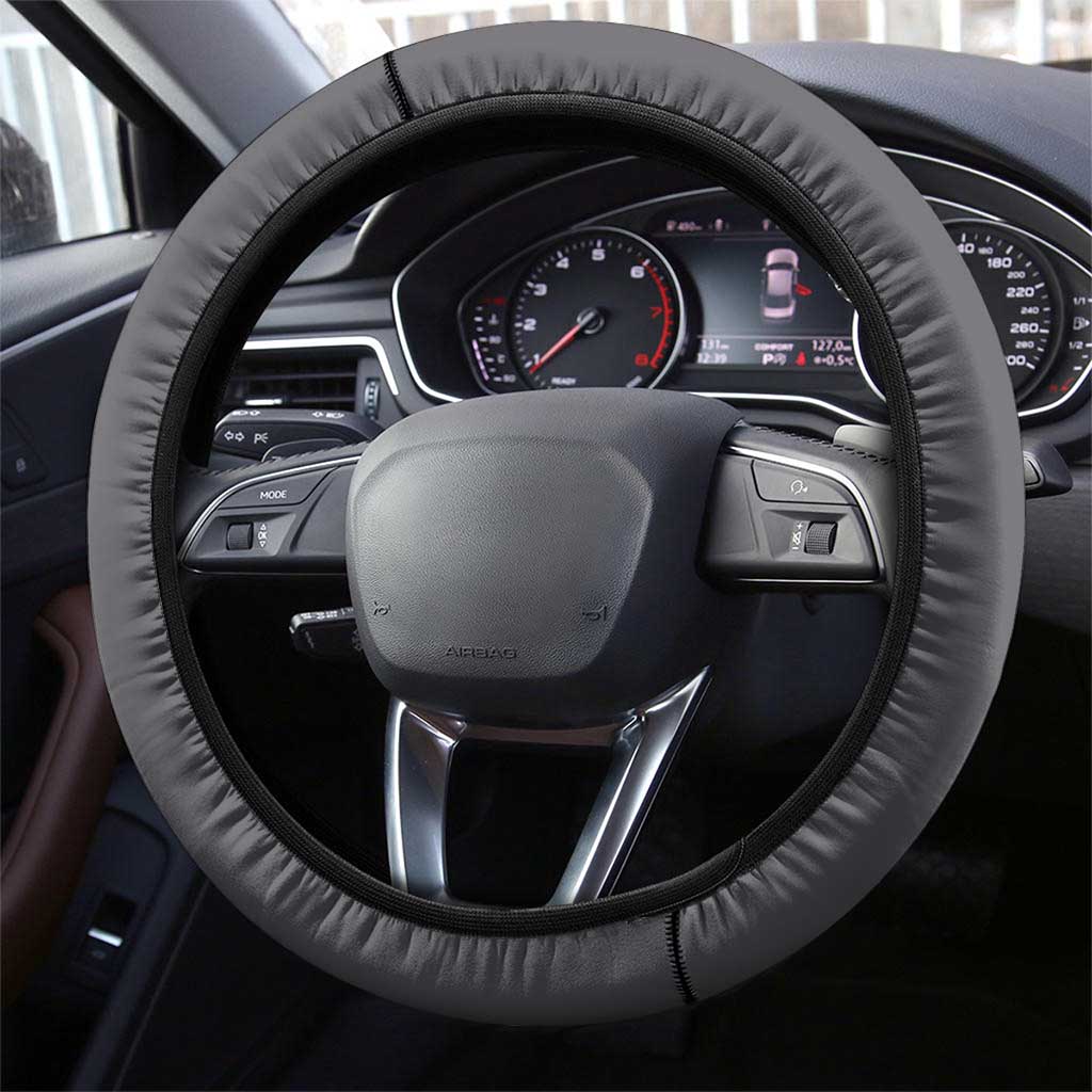 Lucario Poké Steering Wheel Cover Edgy Retro Anime Style