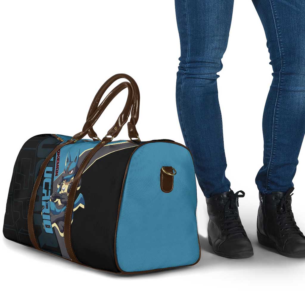 Lucario Poké Travel Bag Edgy Retro Anime Style