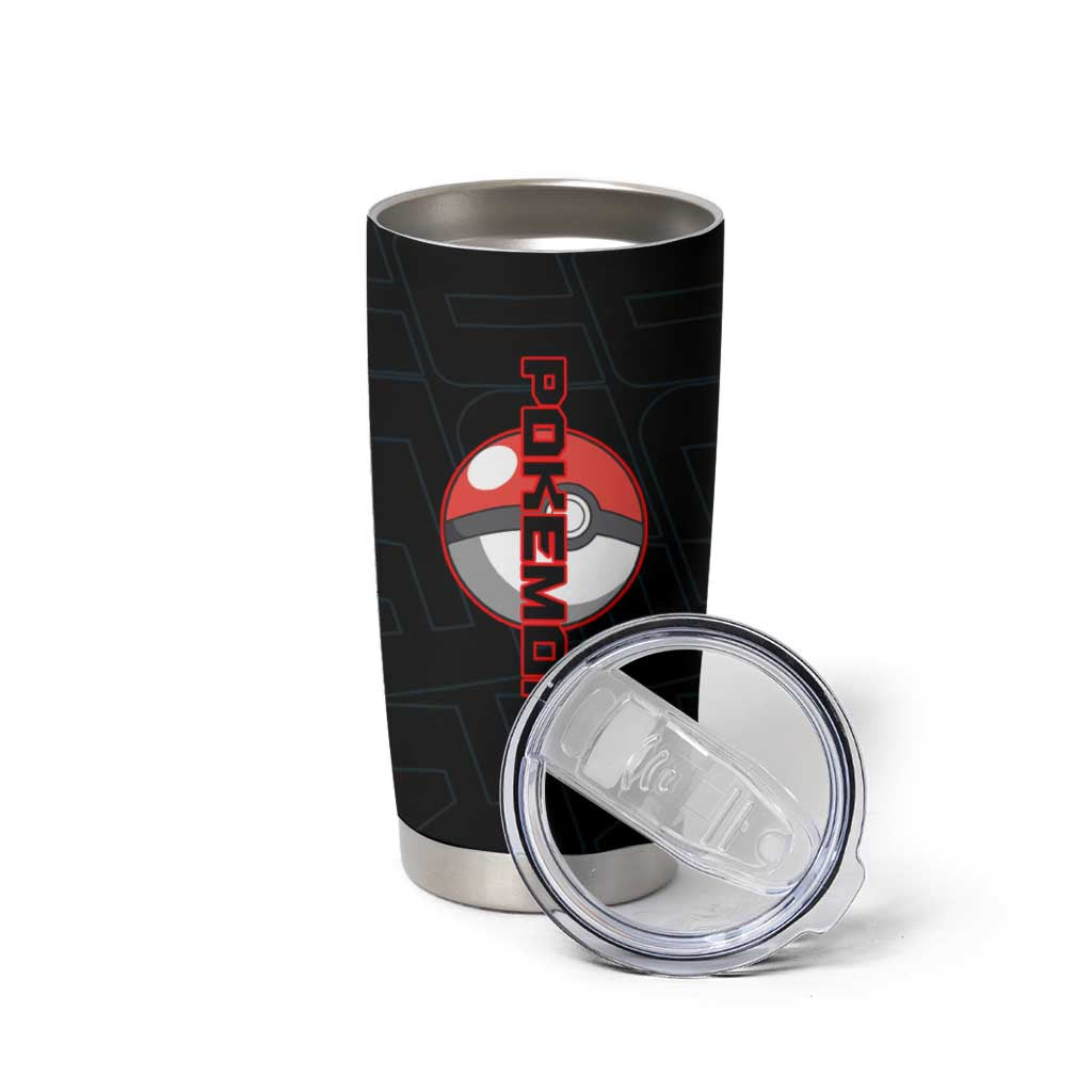 Lucario Poké Tumbler Cup Edgy Retro Anime Style