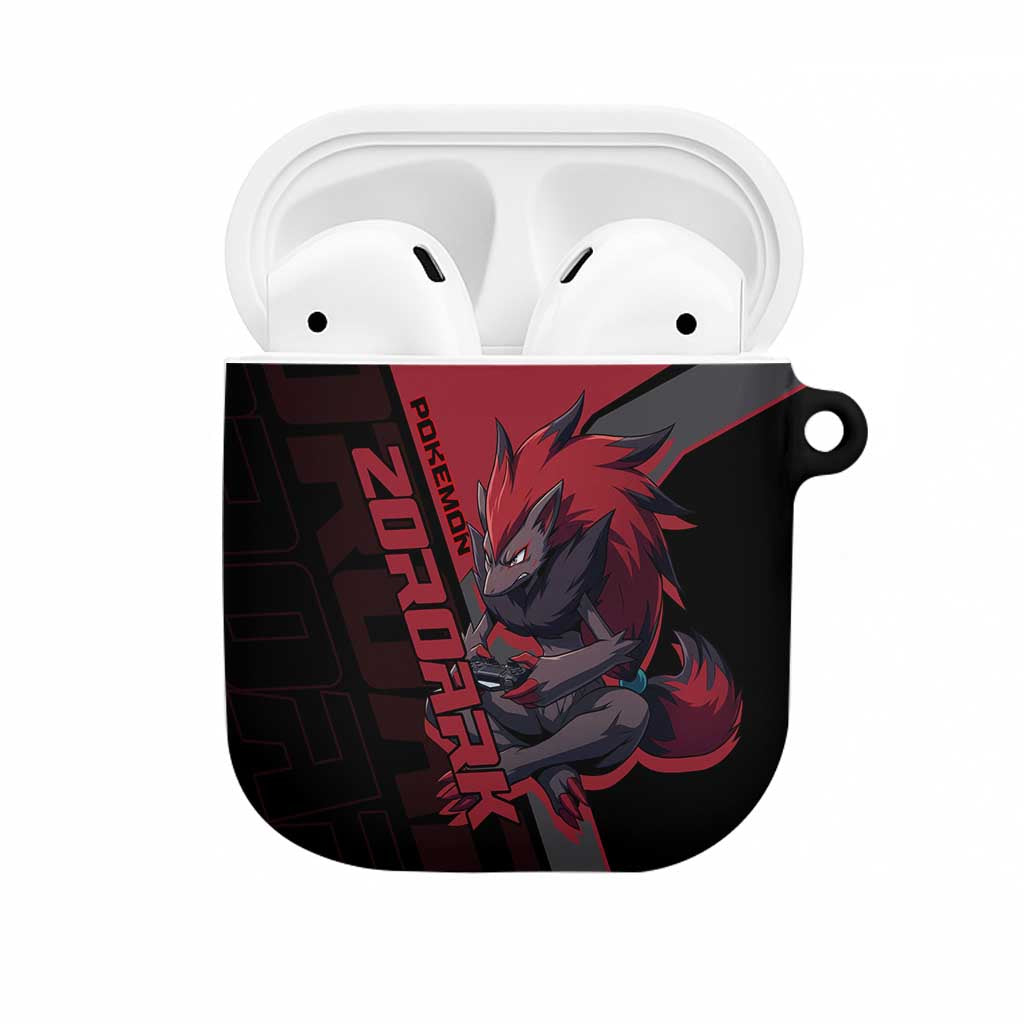 Zoroark Poké AirPods Case Dark Neon Anime Style
