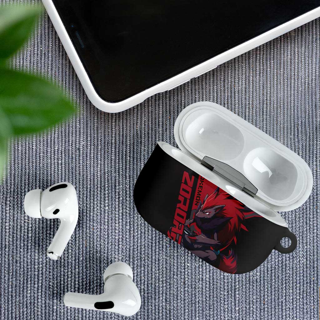 Zoroark Poké AirPods Case Dark Neon Anime Style