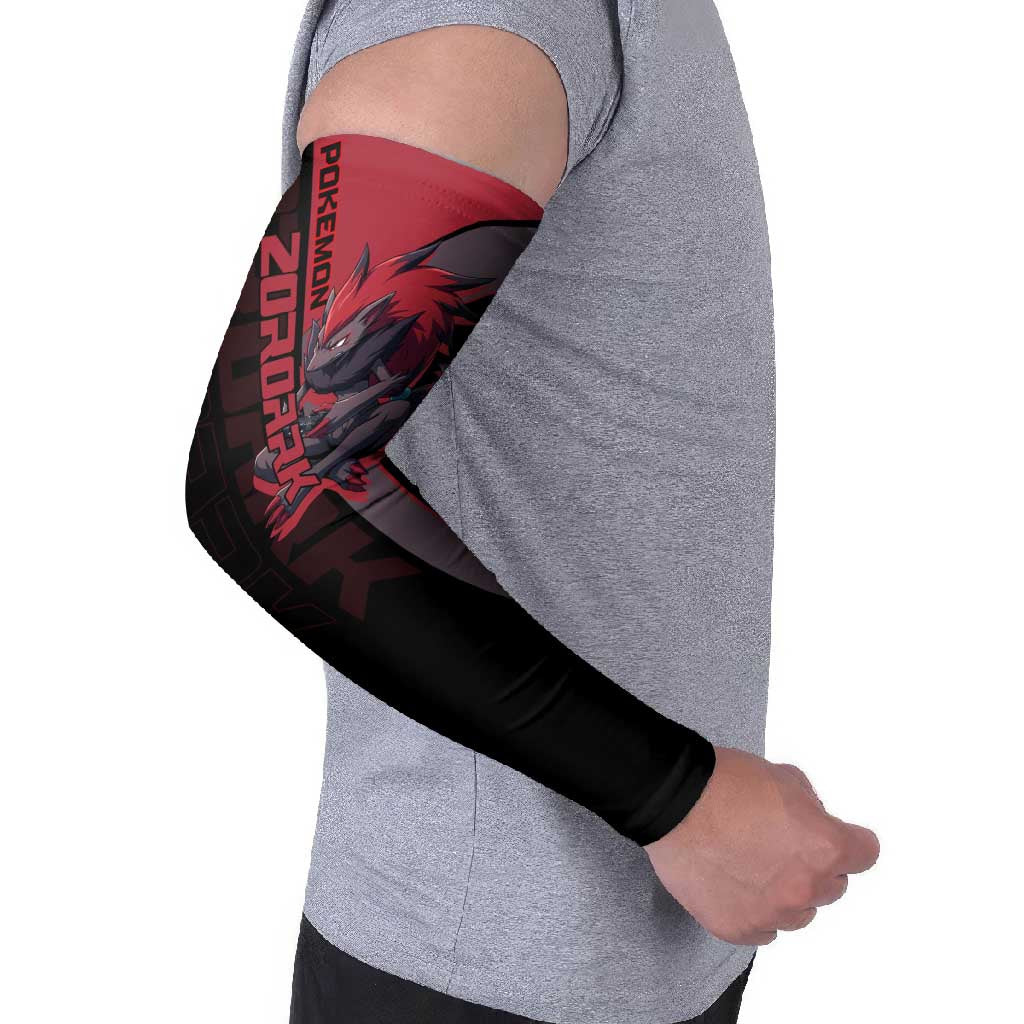 Zoroark Poké Arm Sleeves Dark Neon Anime Style