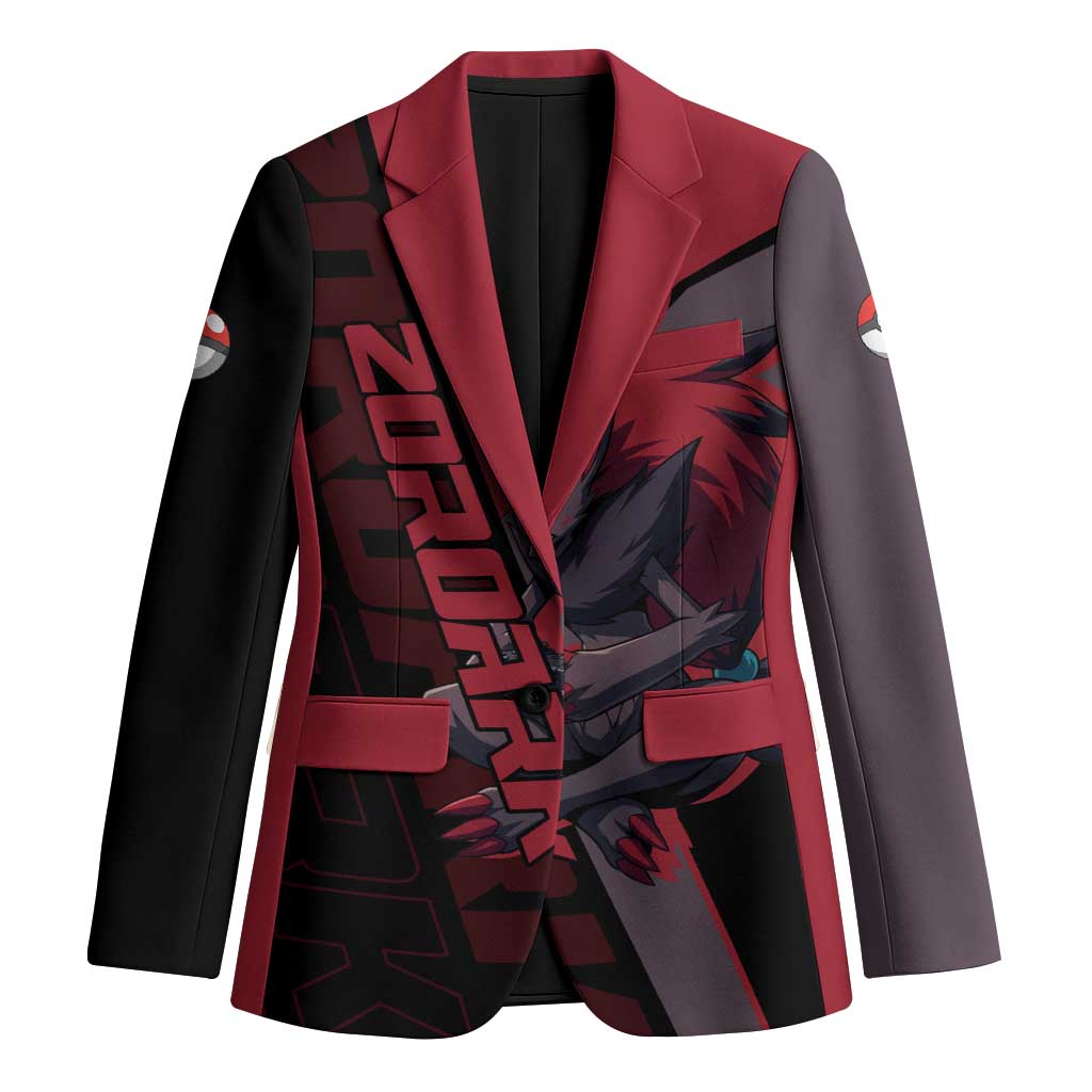 Zoroark Poké Blazer Dark Neon Anime Style