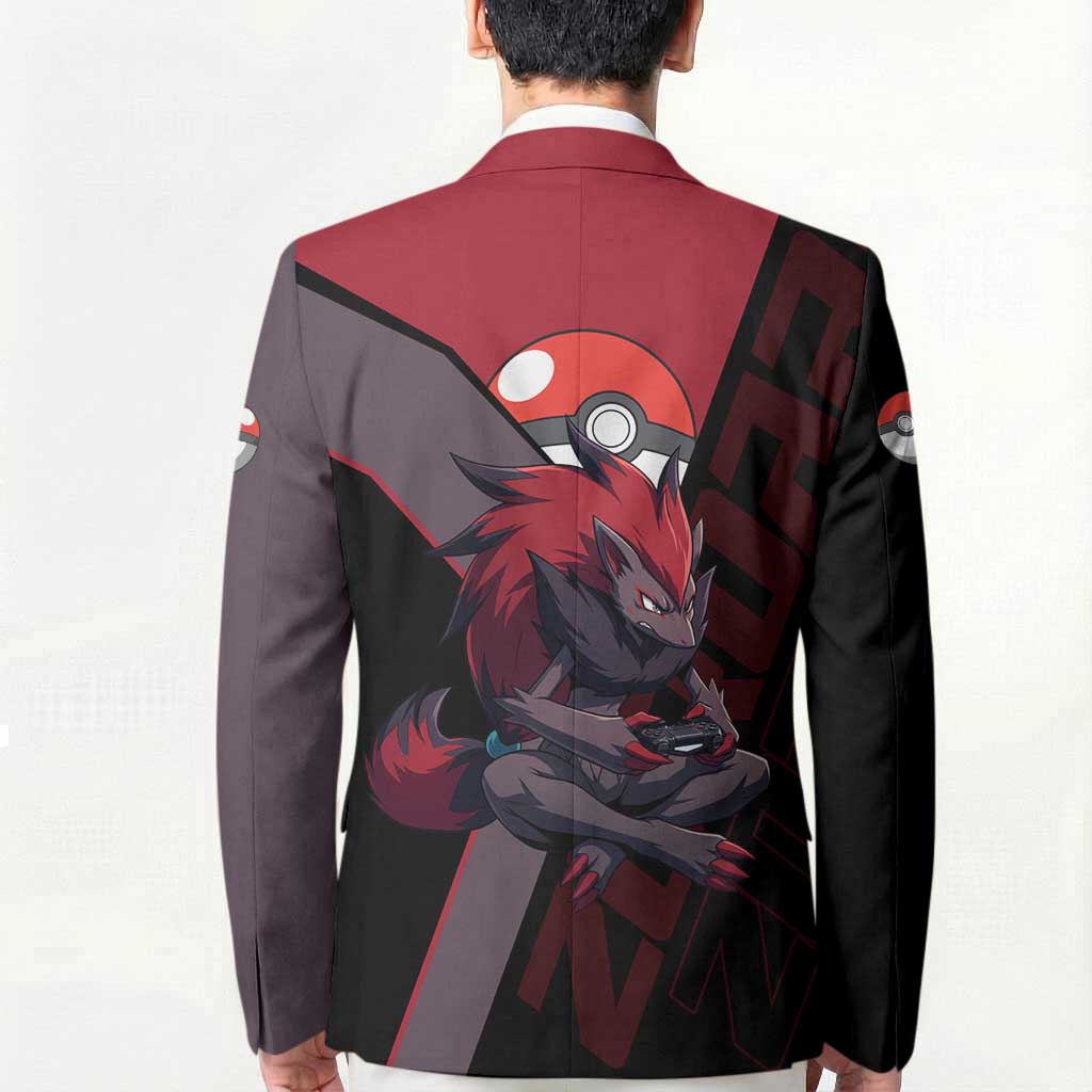 Zoroark Poké Blazer Dark Neon Anime Style
