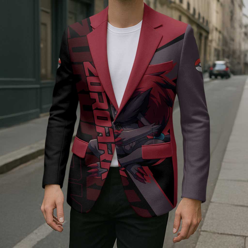 Zoroark Poké Blazer Dark Neon Anime Style