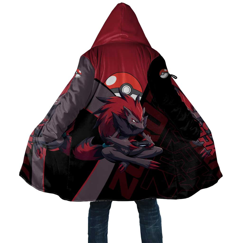 Zoroark Poké Cloak Dark Neon Anime Style