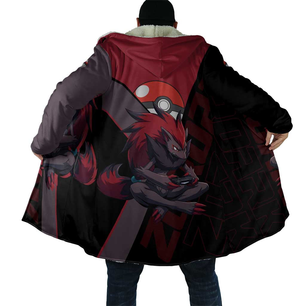 Zoroark Poké Cloak Dark Neon Anime Style