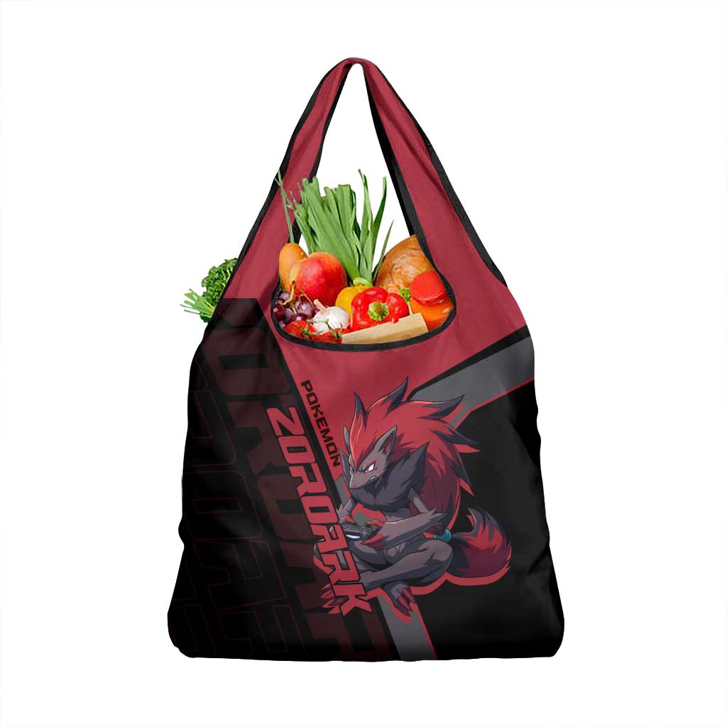 Zoroark Poké Grocery Bag Dark Neon Anime Style