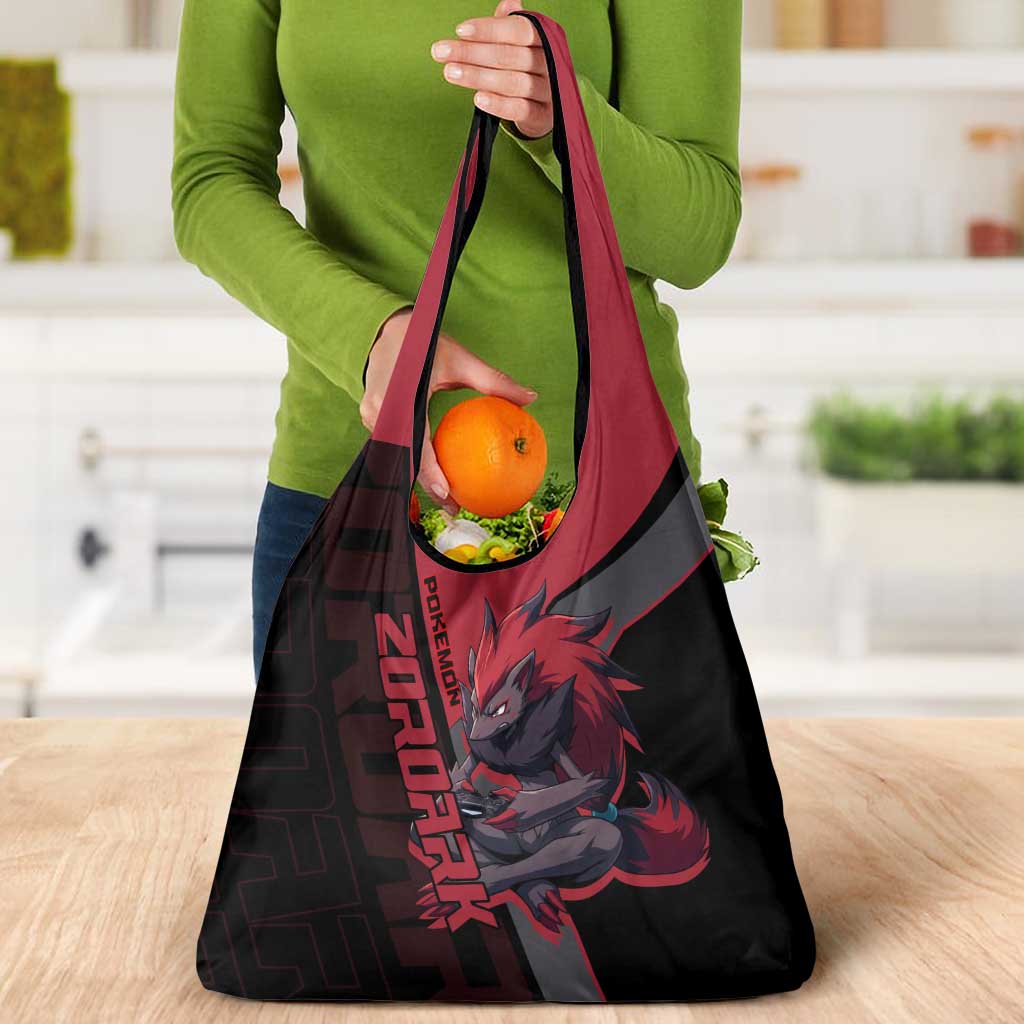 Zoroark Poké Grocery Bag Dark Neon Anime Style