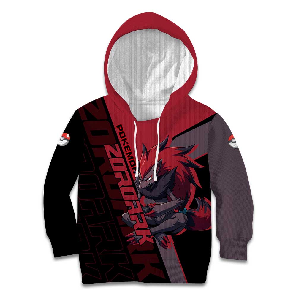 Zoroark Poké Kid Hoodie Dark Neon Anime Style