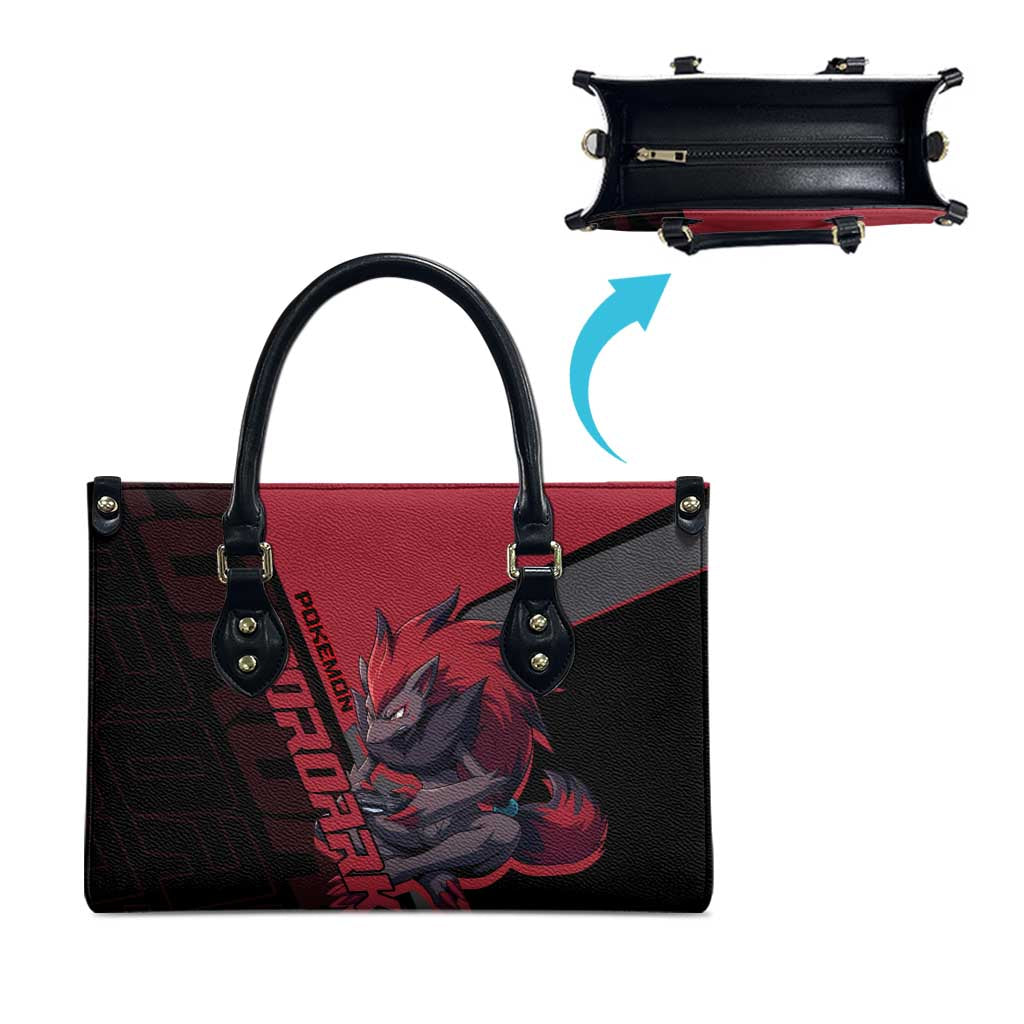 Zoroark Poké Leather Bag Dark Neon Anime Style