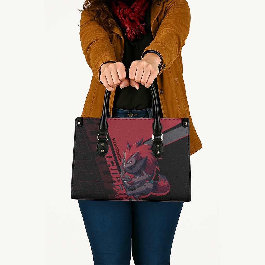 Zoroark Poké Leather Bag Dark Neon Anime Style