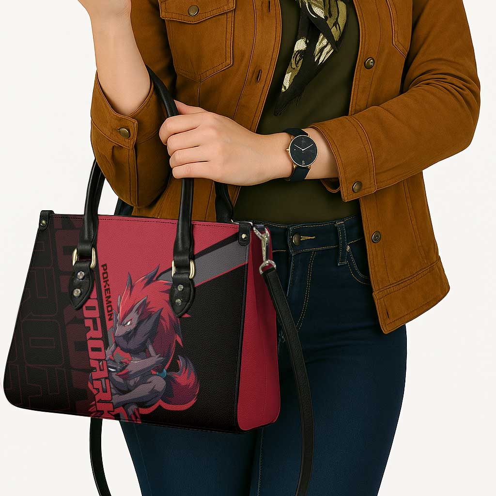 Zoroark Poké Leather Bag Dark Neon Anime Style