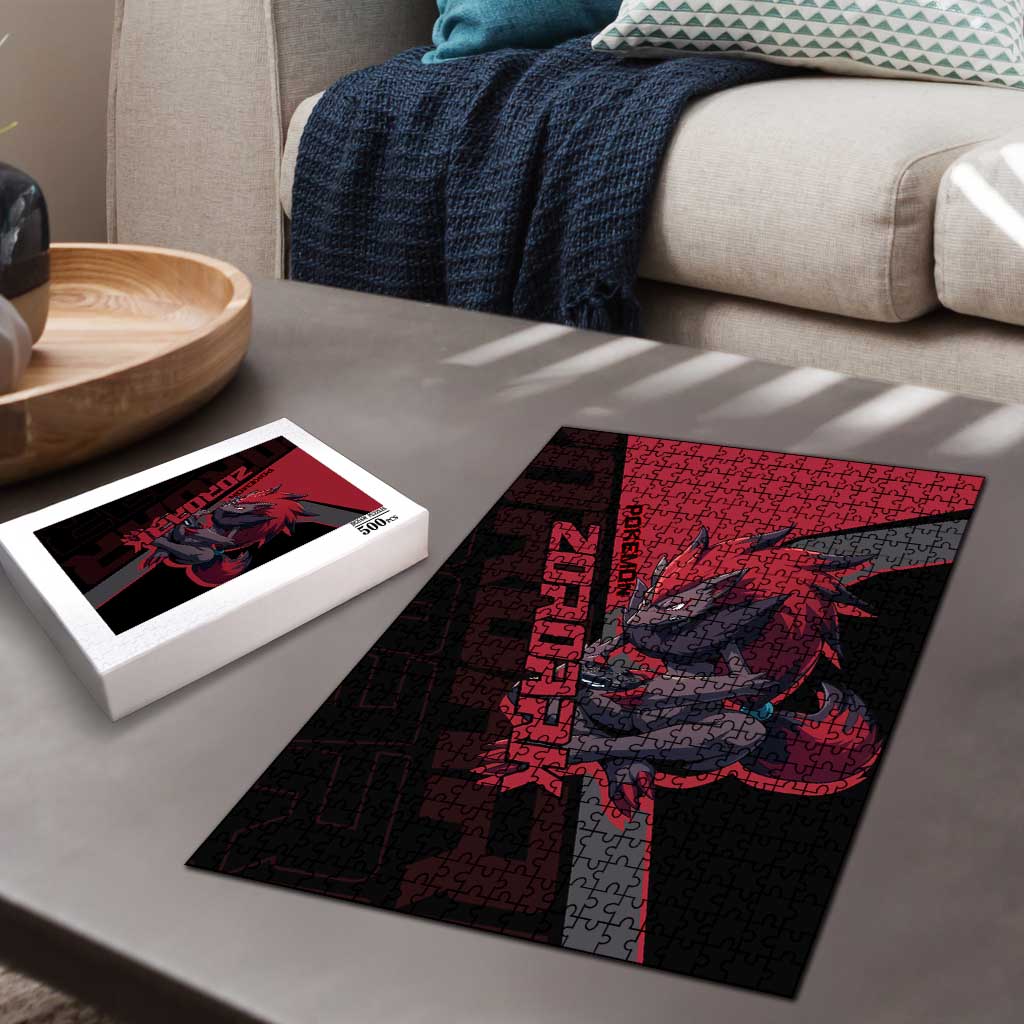 Zoroark Poké Puzzle Dark Neon Anime Style