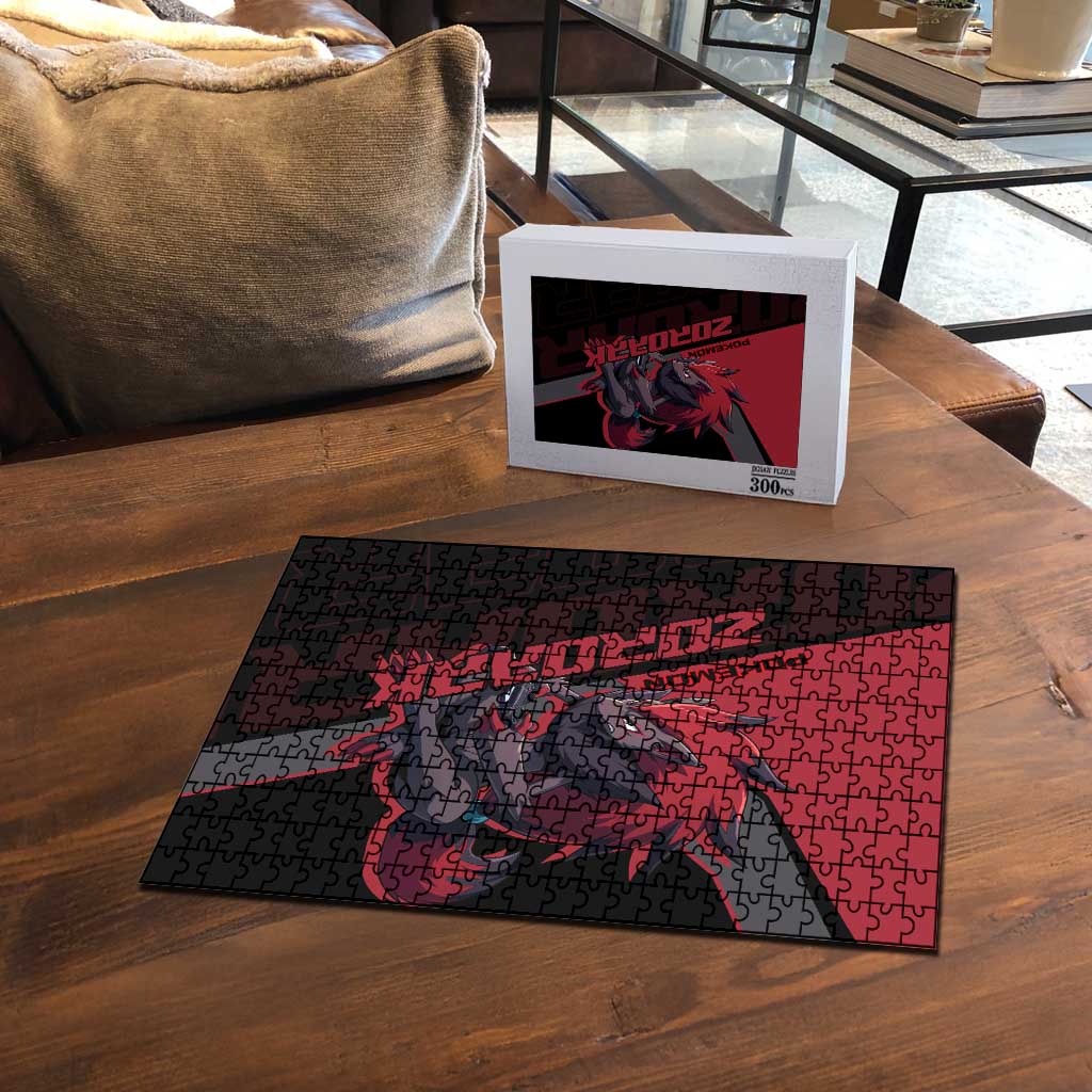 Zoroark Poké Puzzle Dark Neon Anime Style