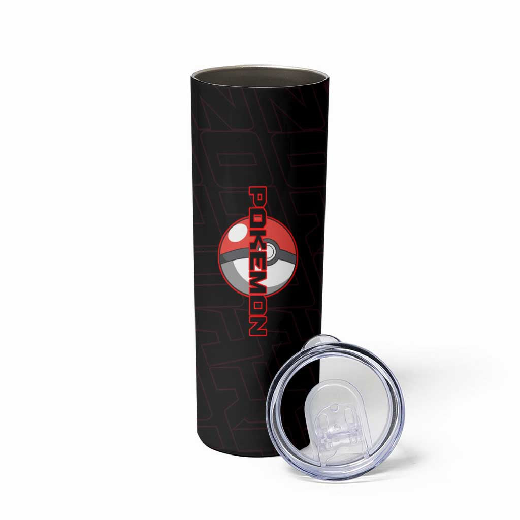 Zoroark Poké Skinny Tumbler Dark Neon Anime Style
