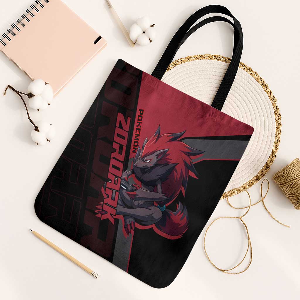 Zoroark Poké Tote Bag Dark Neon Anime Style