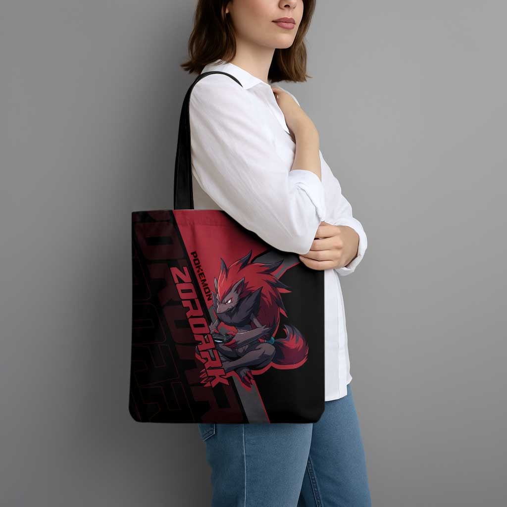 Zoroark Poké Tote Bag Dark Neon Anime Style