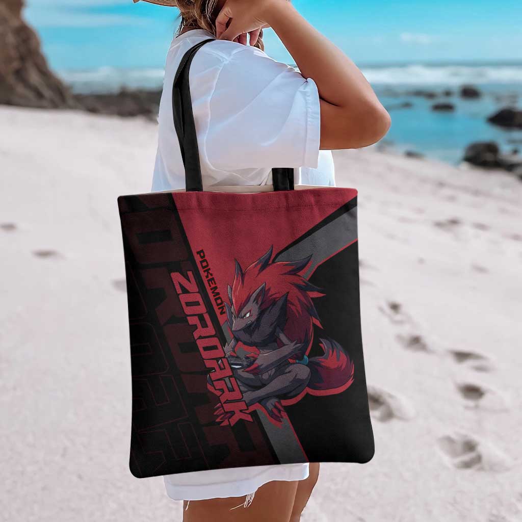 Zoroark Poké Tote Bag Dark Neon Anime Style