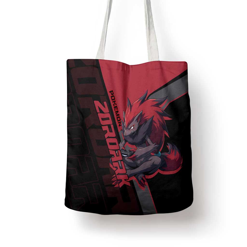 Zoroark Poké Tote Bag Dark Neon Anime Style