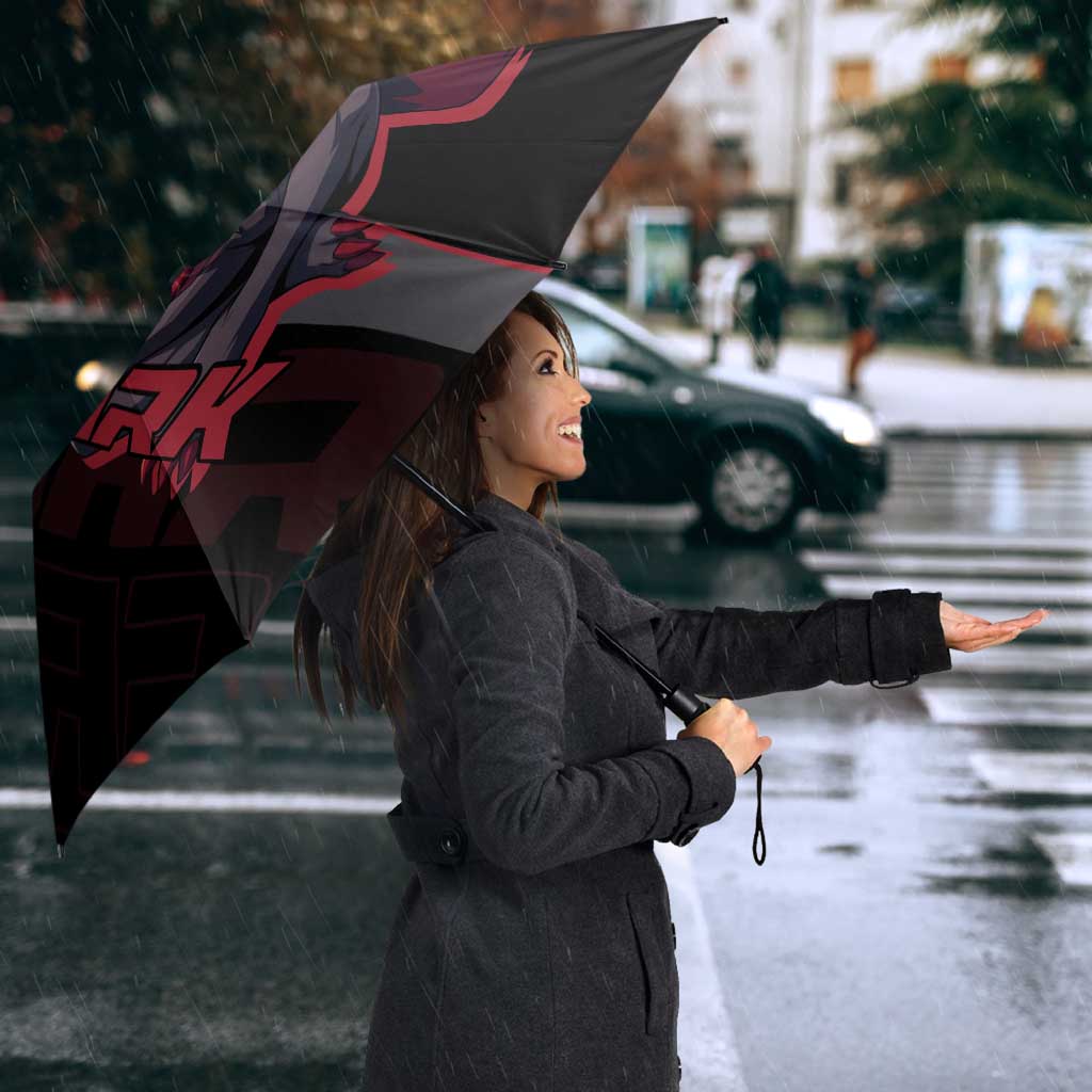 Zoroark Poké Umbrella Dark Neon Anime Style
