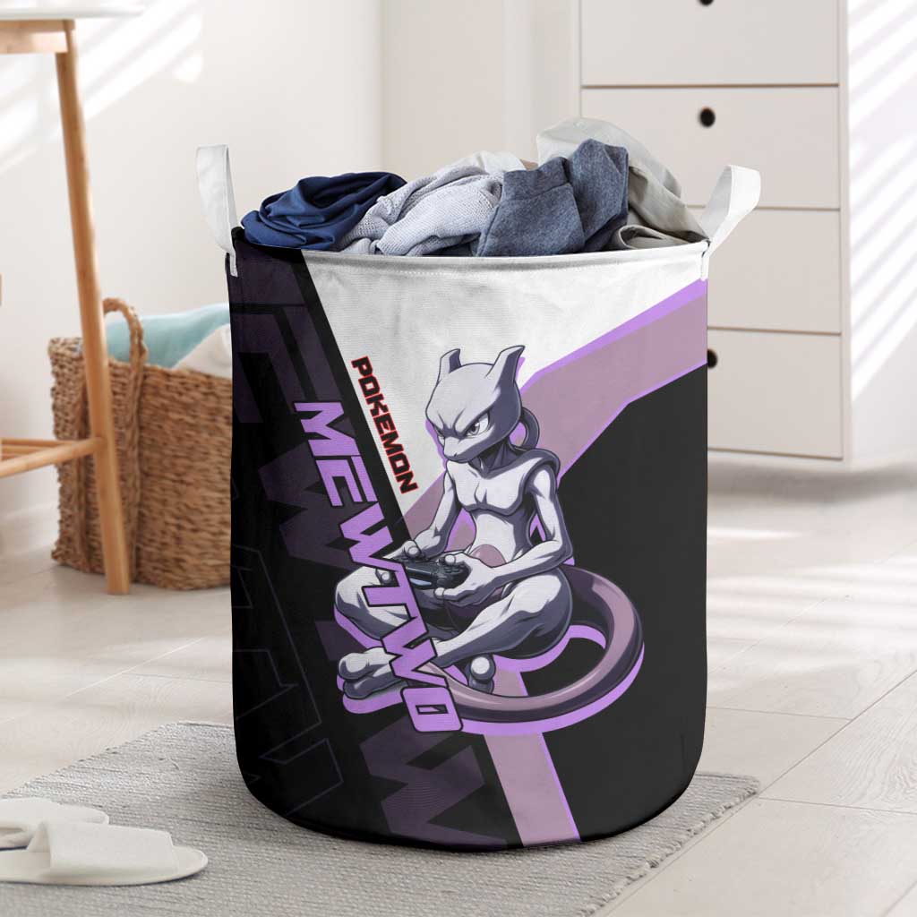 Mewtwo Poké Laundry Basket Shadowcore Anime Style