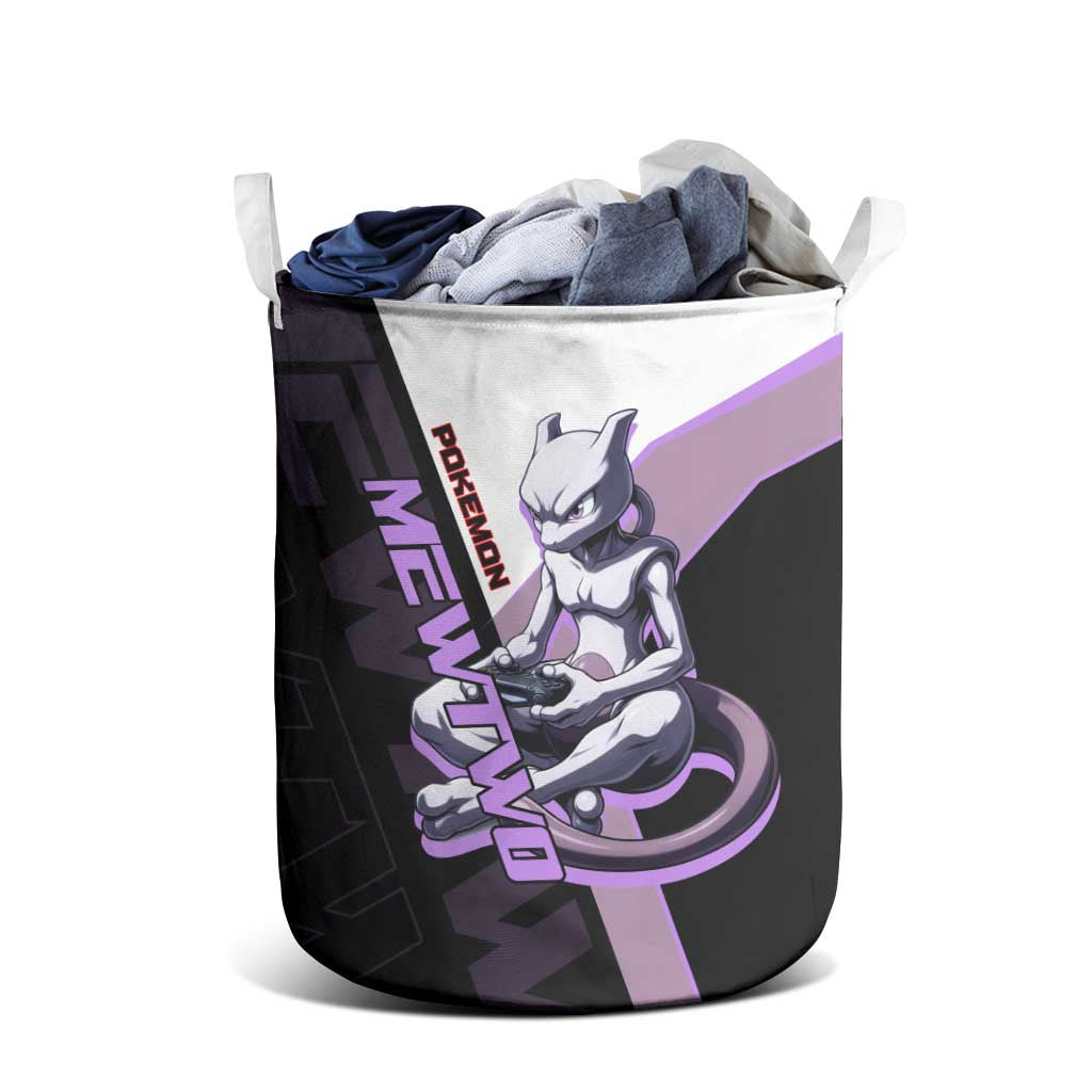 Mewtwo Poké Laundry Basket Shadowcore Anime Style