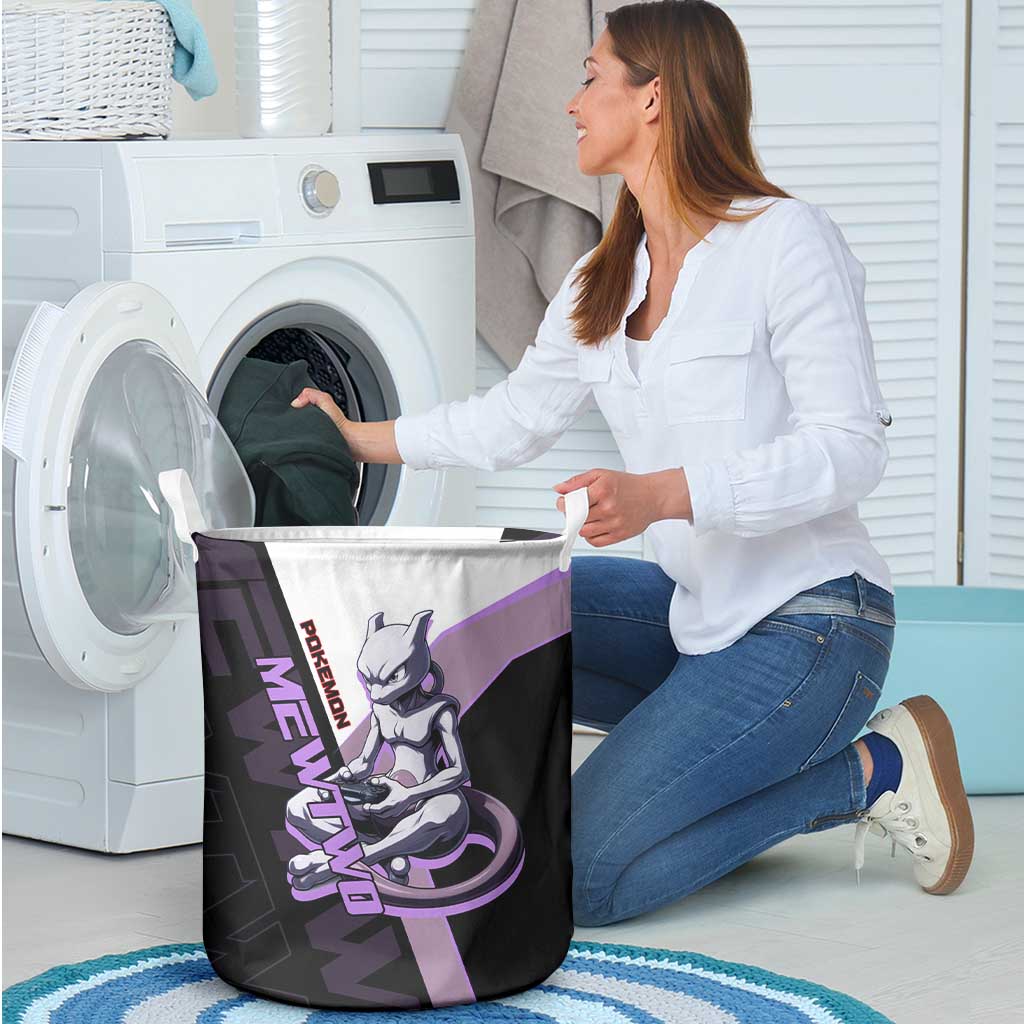 Mewtwo Poké Laundry Basket Shadowcore Anime Style