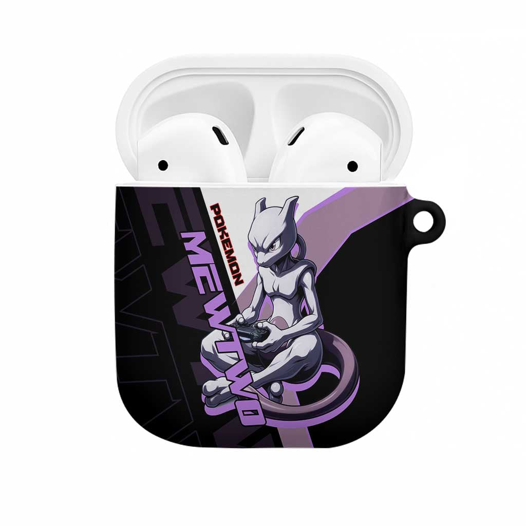 Mewtwo Poké AirPods Case Shadowcore Anime Style
