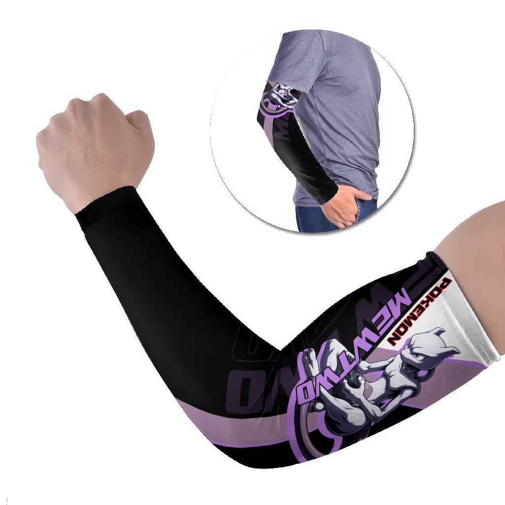 Mewtwo Poké Arm Sleeves Shadowcore Anime Style