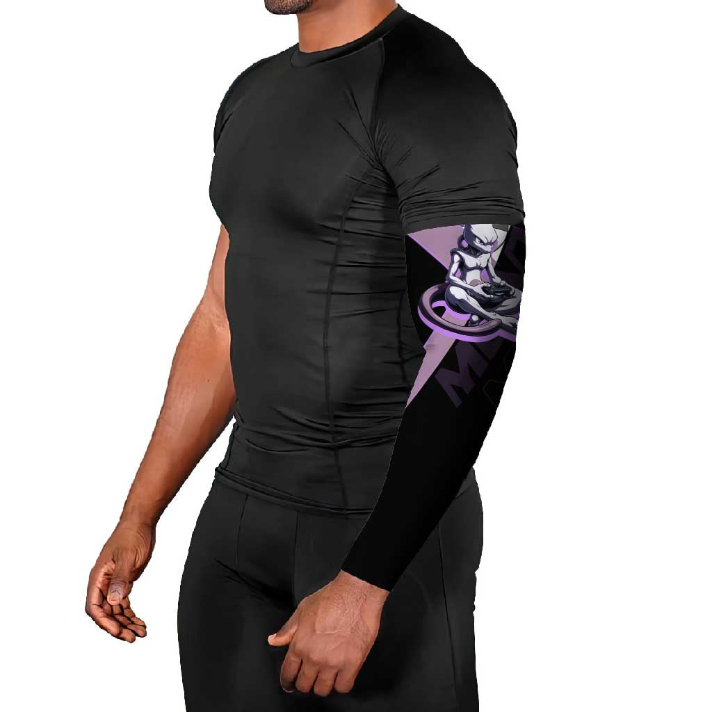 Mewtwo Poké Arm Sleeves Shadowcore Anime Style