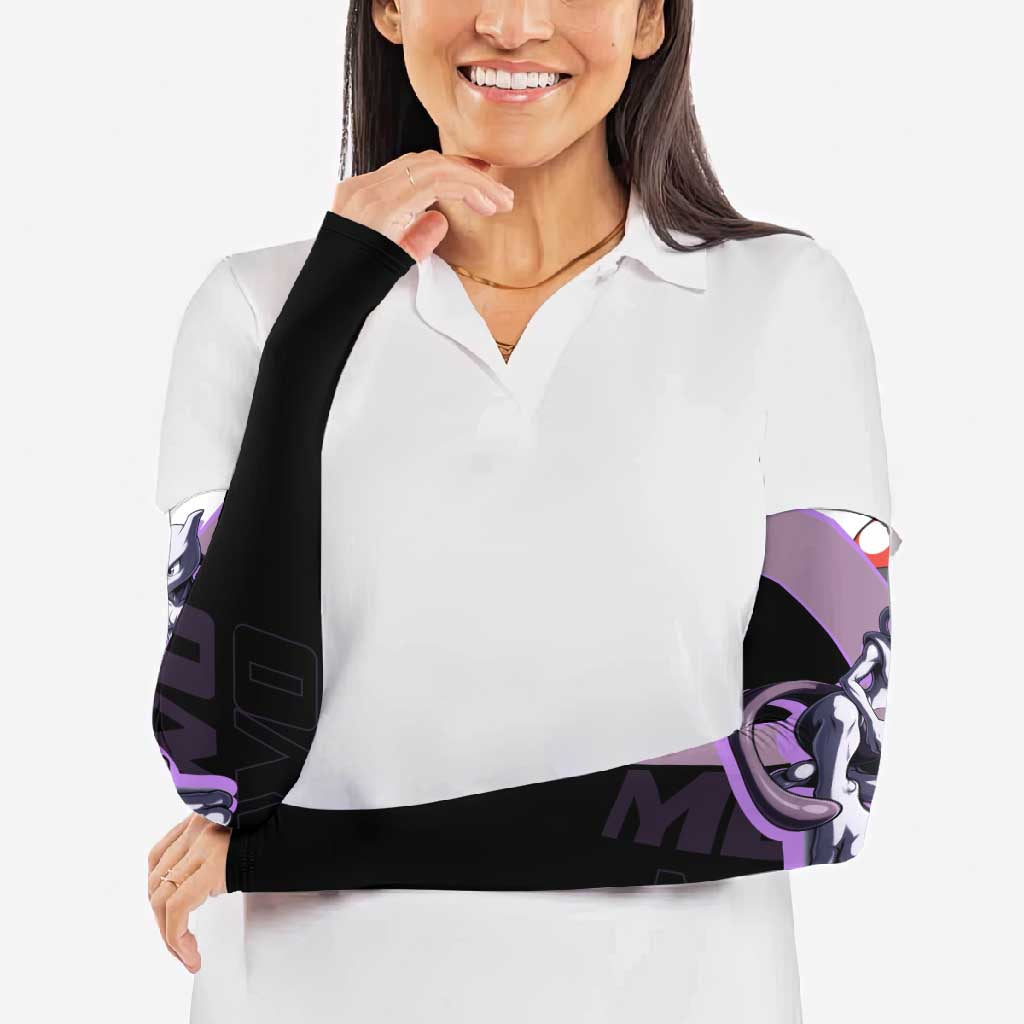 Mewtwo Poké Arm Sleeves Shadowcore Anime Style