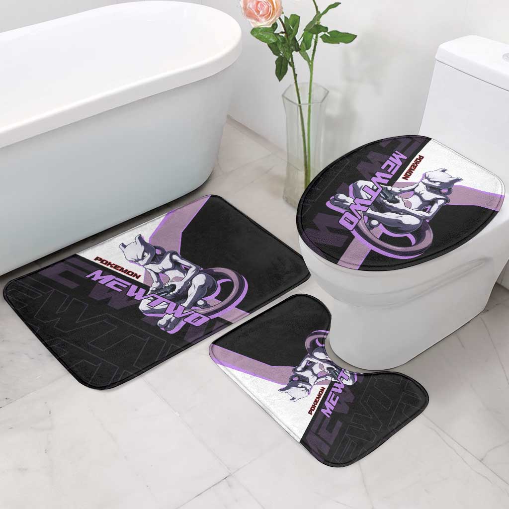 Mewtwo Poké Bathroom Set Shadowcore Anime Style