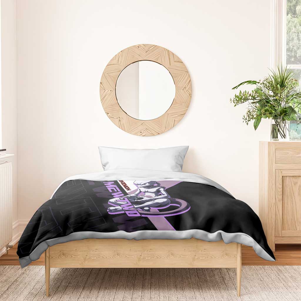 Mewtwo Poké Bedding Set Shadowcore Anime Style