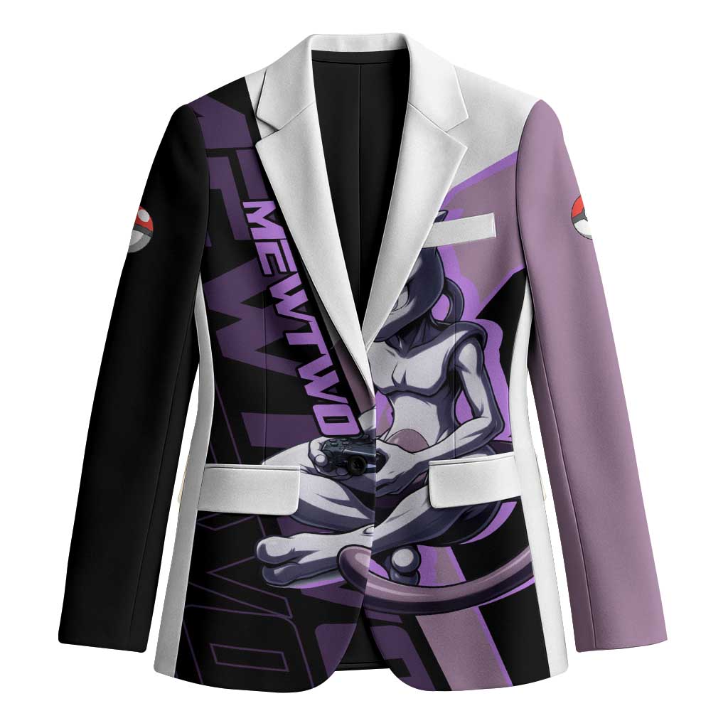 Mewtwo Poké Blazer Shadowcore Anime Style