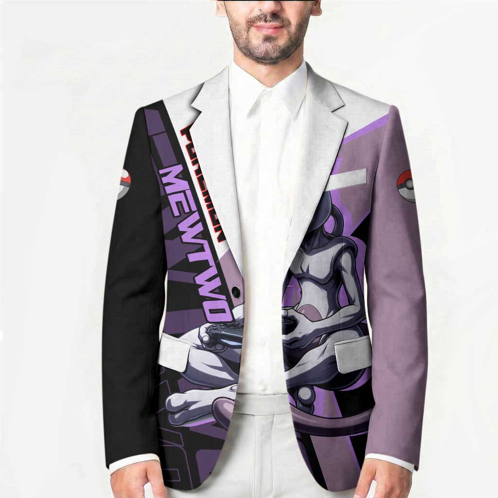 Mewtwo Poké Blazer Shadowcore Anime Style