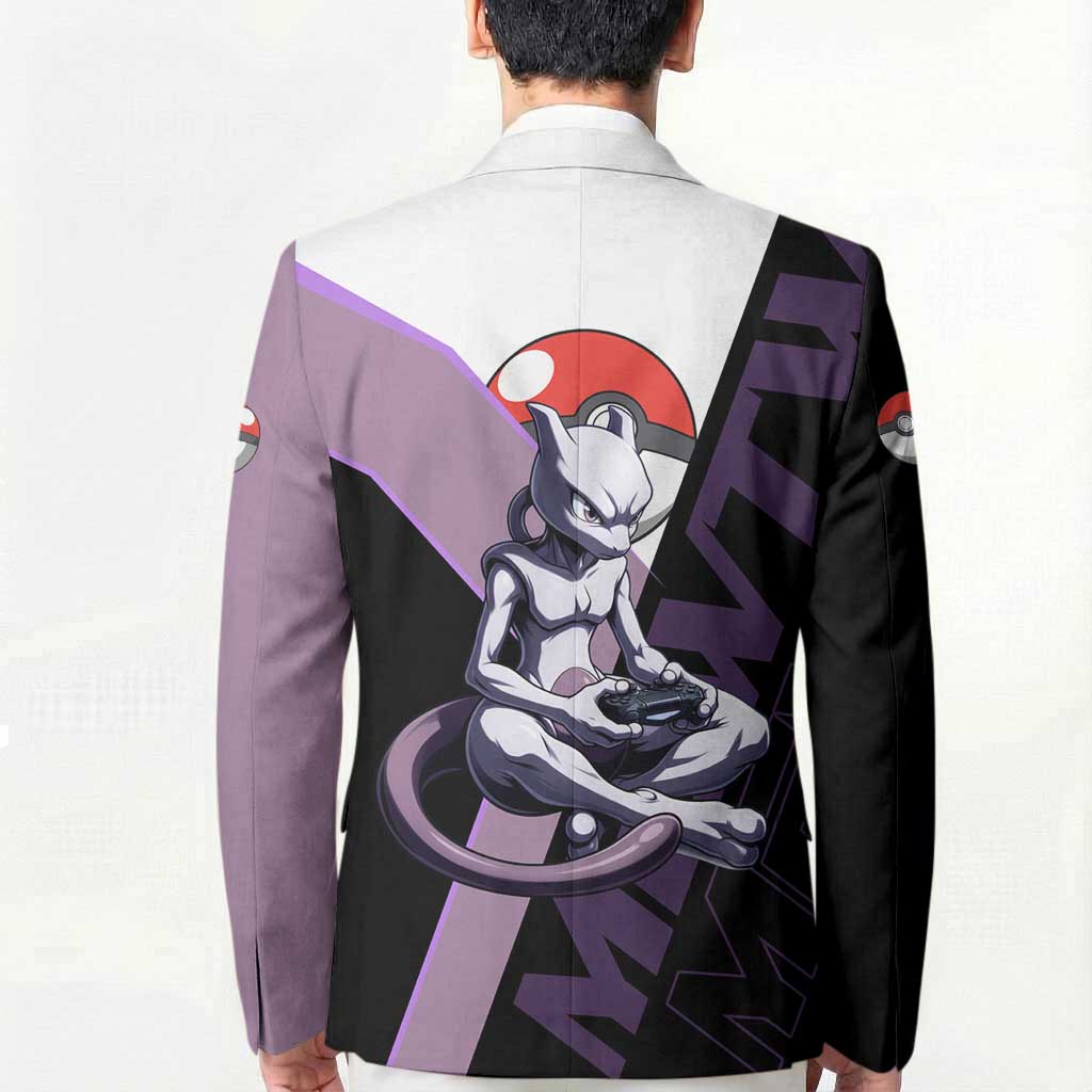 Mewtwo Poké Blazer Shadowcore Anime Style