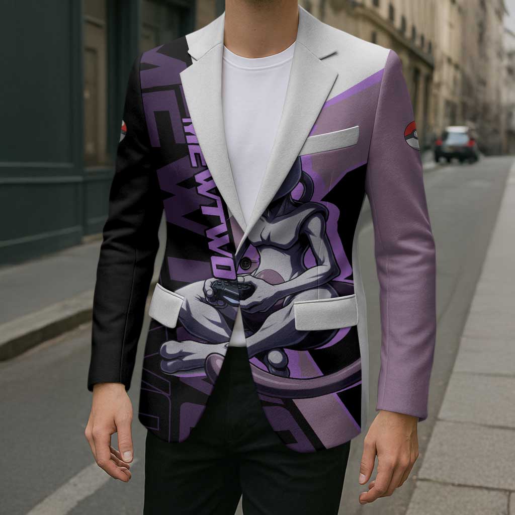 Mewtwo Poké Blazer Shadowcore Anime Style