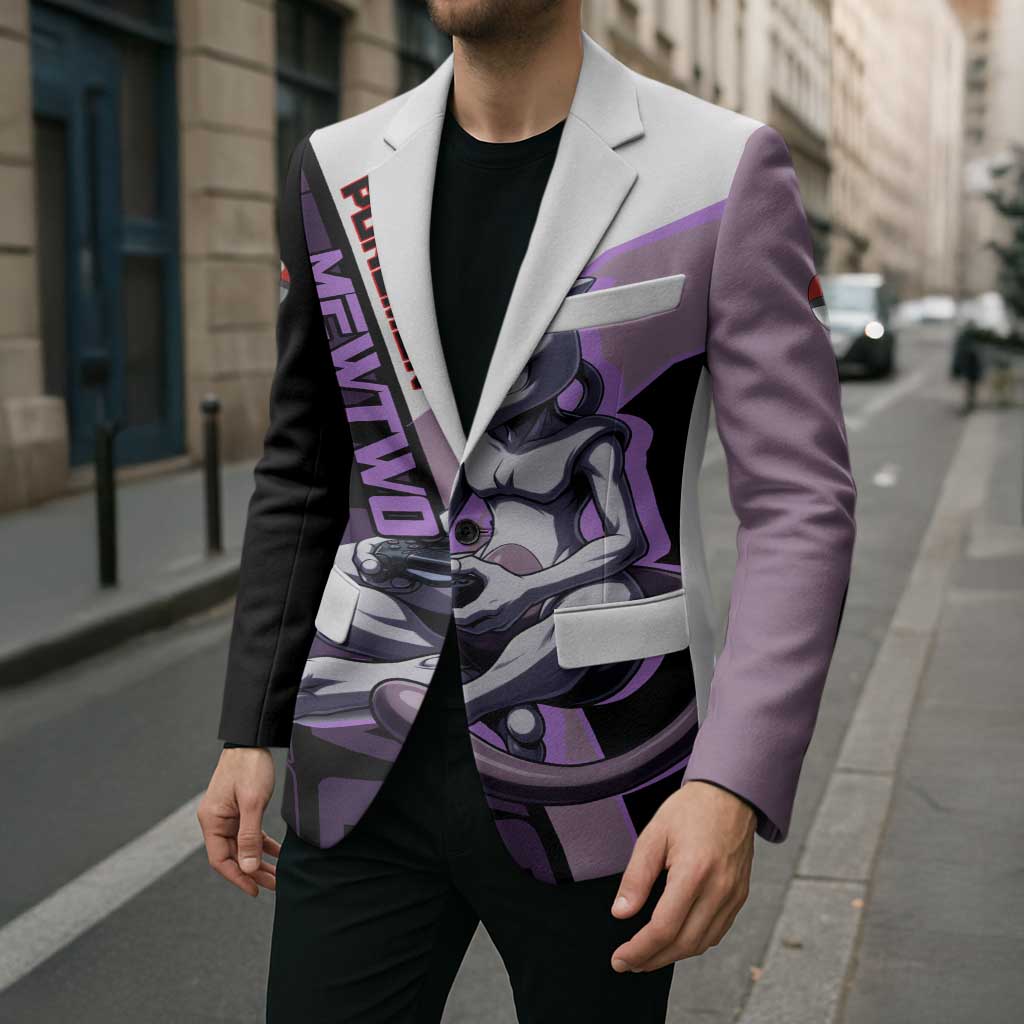 Mewtwo Poké Blazer Shadowcore Anime Style