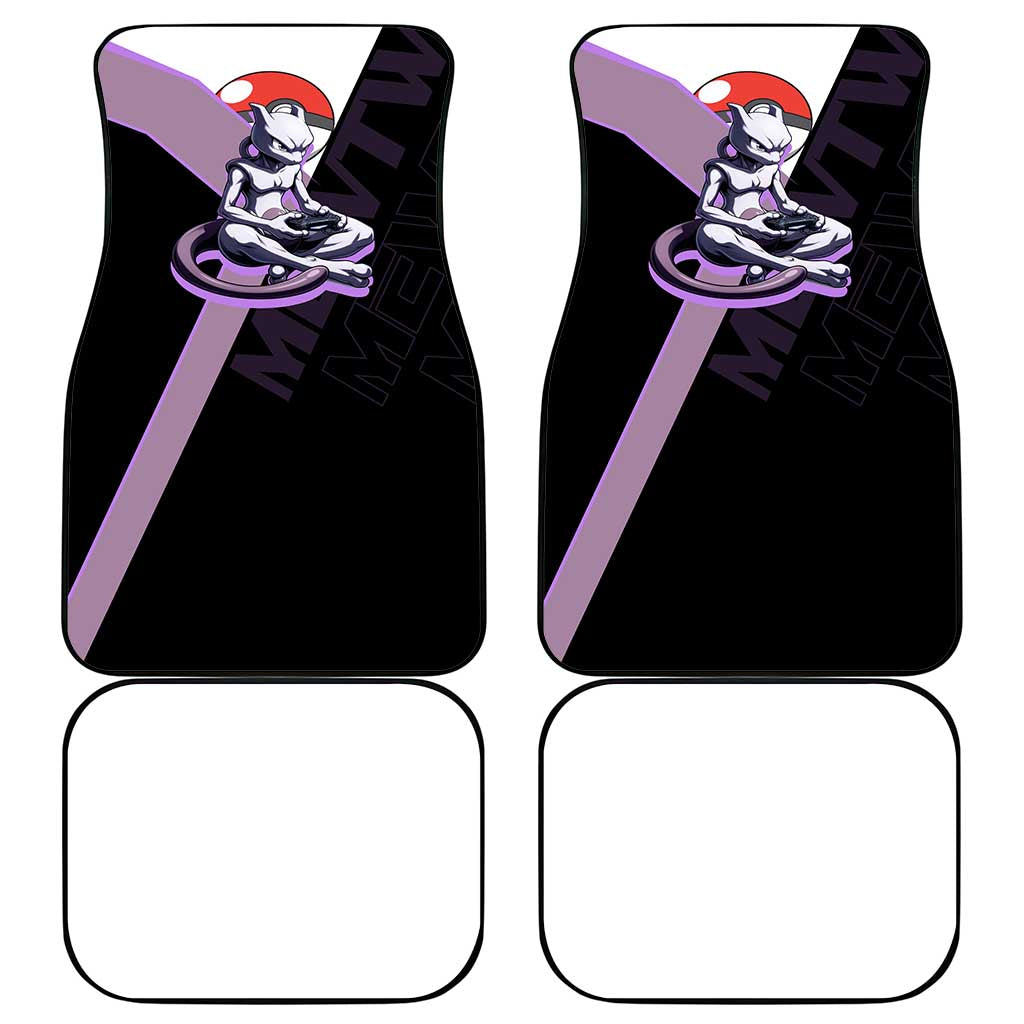 Mewtwo Poké Car Mats Shadowcore Anime Style