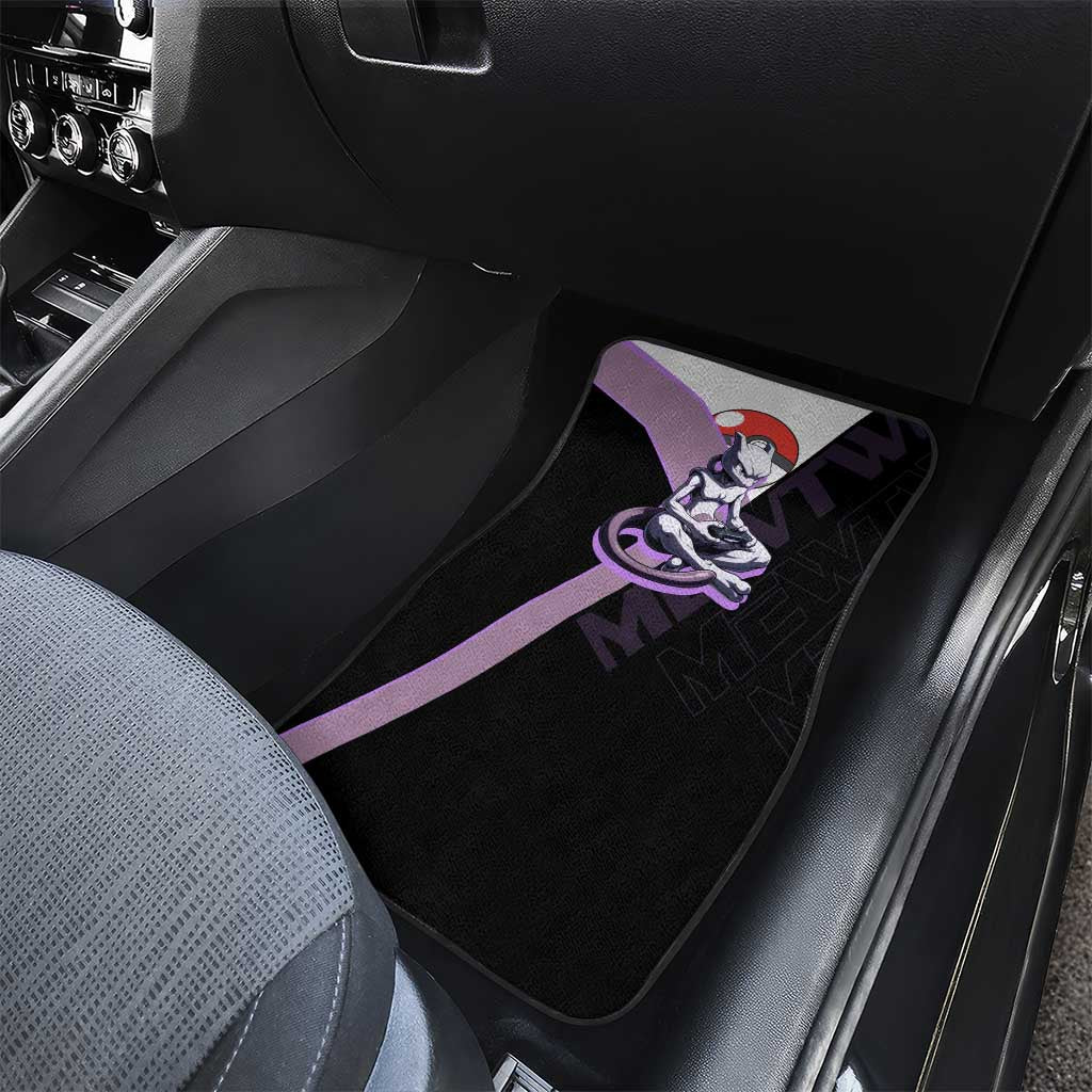 Mewtwo Poké Car Mats Shadowcore Anime Style