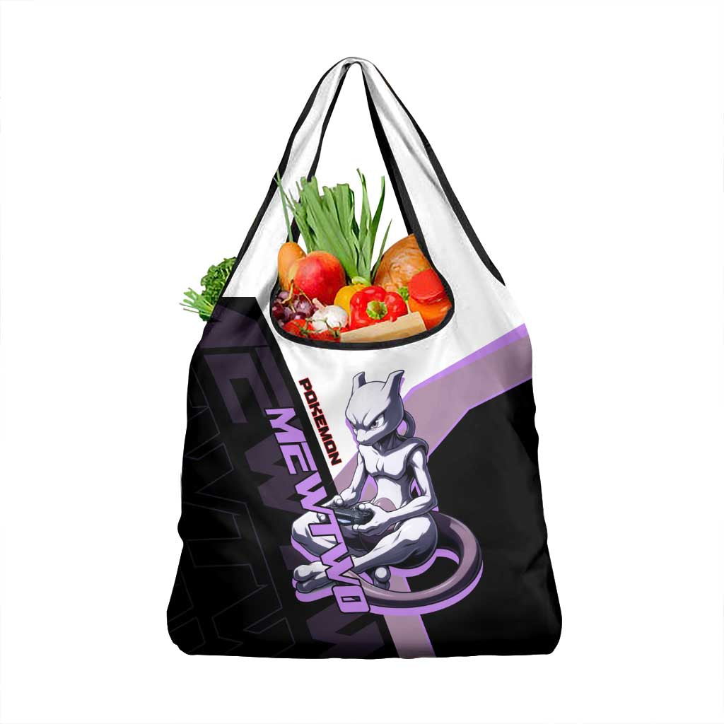 Mewtwo Poké Grocery Bag Shadowcore Anime Style