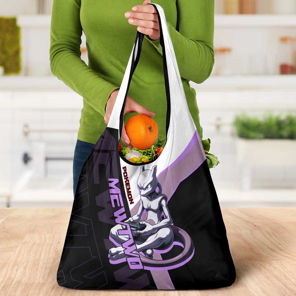 Mewtwo Poké Grocery Bag Shadowcore Anime Style
