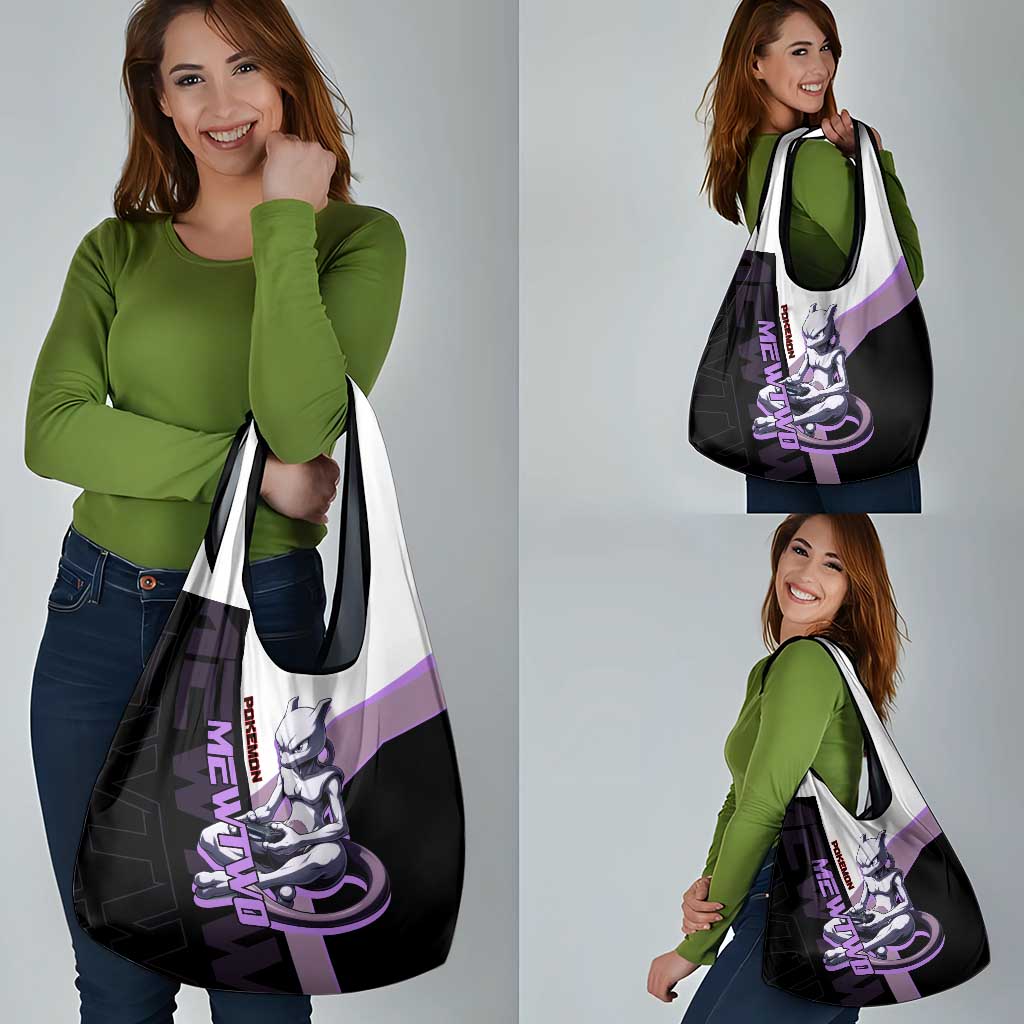 Mewtwo Poké Grocery Bag Shadowcore Anime Style