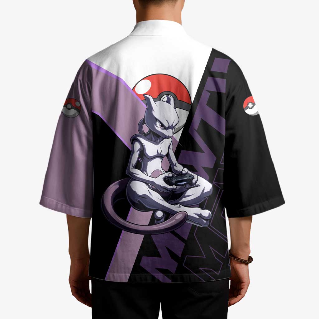 Mewtwo Poké Kimono Shadowcore Anime Style
