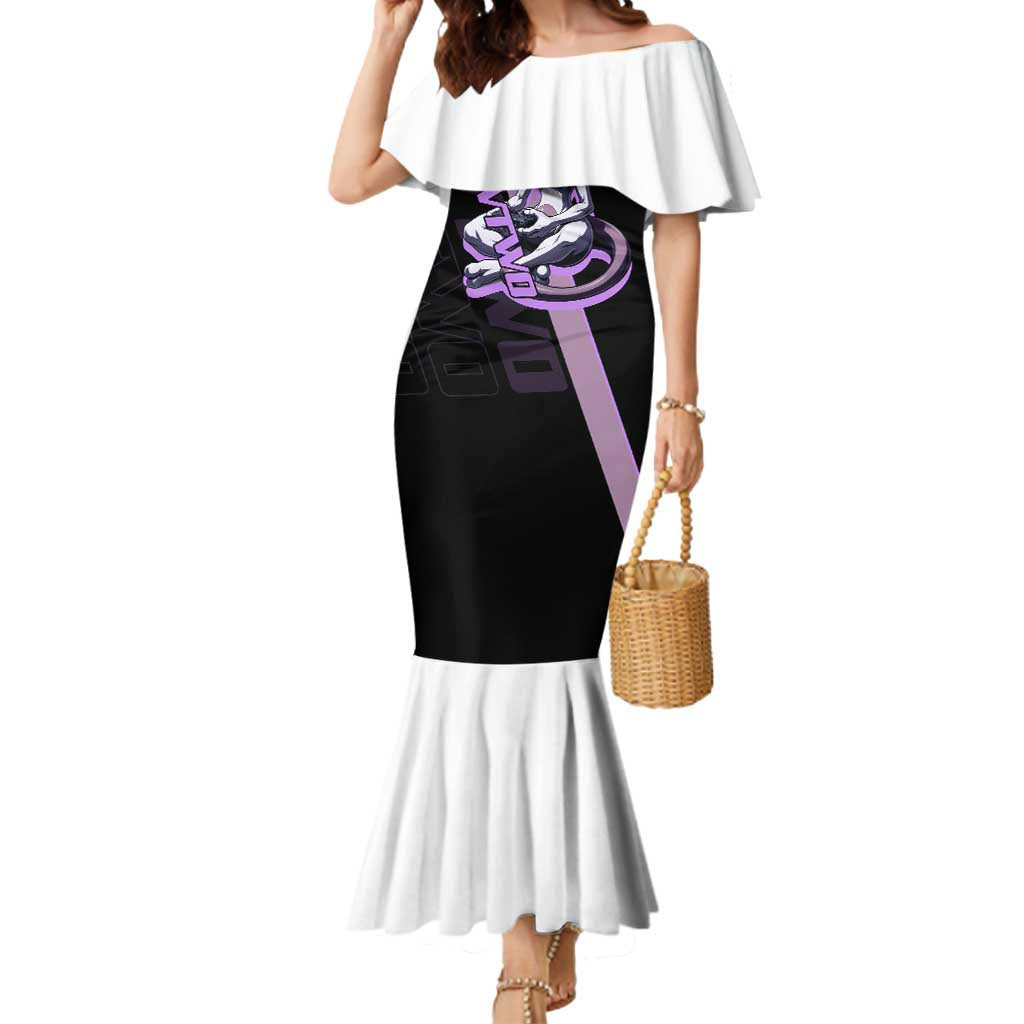 Mewtwo Poké Mermaid Dress Shadowcore Anime Style