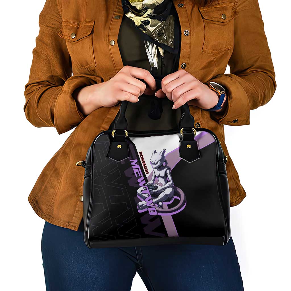Mewtwo Poké Shoulder Handbag Shadowcore Anime Style