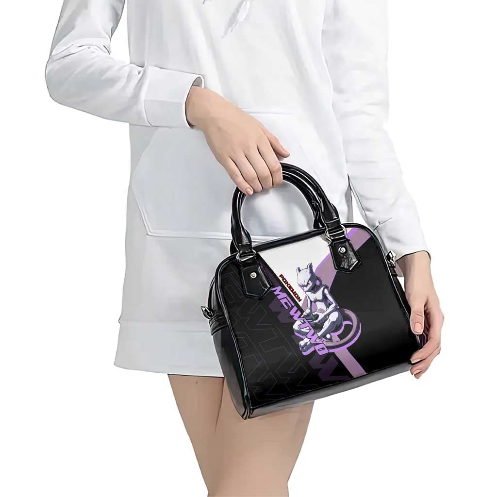 Mewtwo Poké Shoulder Handbag Shadowcore Anime Style