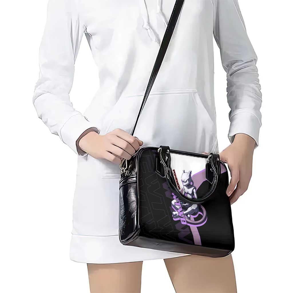 Mewtwo Poké Shoulder Handbag Shadowcore Anime Style