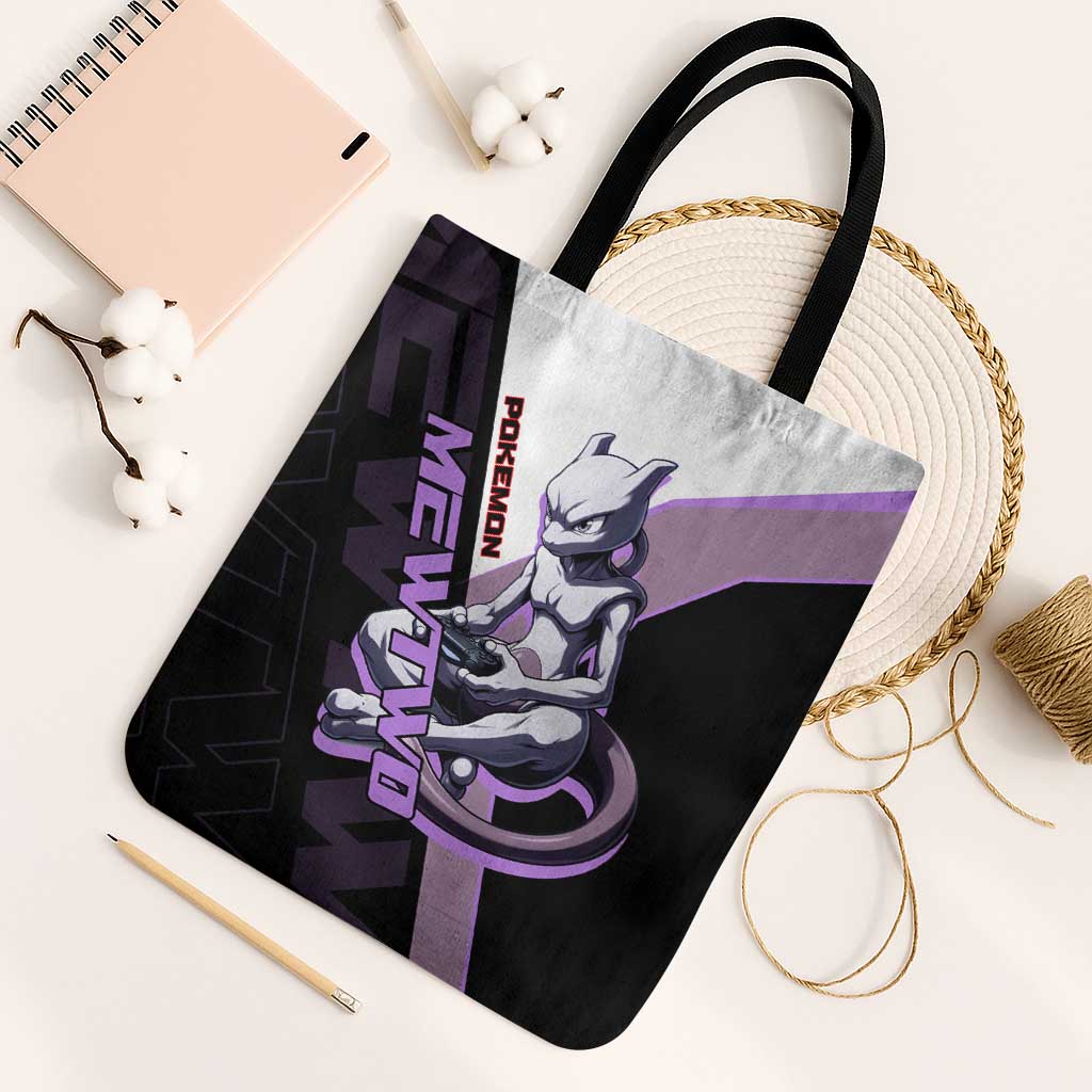Mewtwo Poké Tote Bag Shadowcore Anime Style